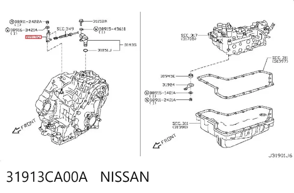  31913CA00A Nissan/Infiniti