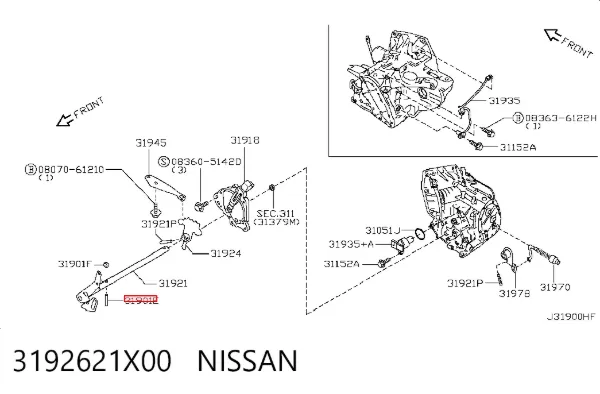  3192621X00 Nissan/Infiniti
