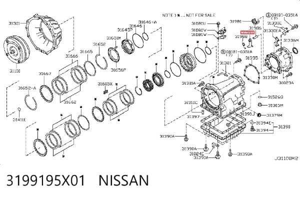  3199195X01 Nissan/Infiniti