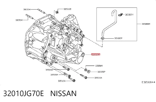 Caixa de Mudança montada (caixa mecânica de velocidades) Nissan Qashqai +2 I
