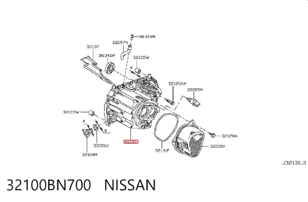 Caixa de Mudança montada (caixa mecânica de velocidades) Nissan Almera II
