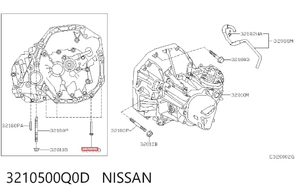  3210500Q0D Nissan/Infiniti