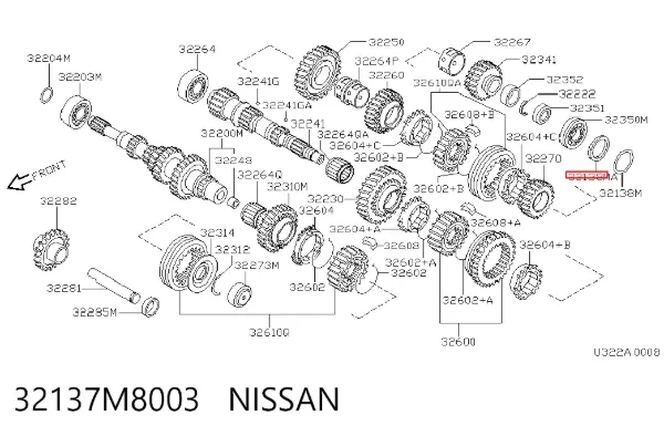  32137M8003 Nissan/Infiniti