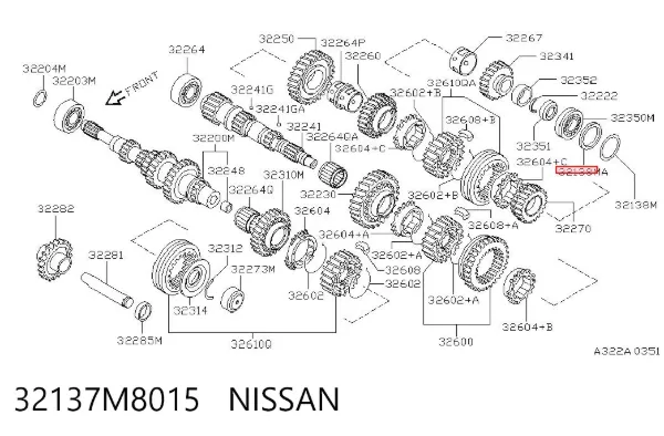  32137M8015 Nissan/Infiniti