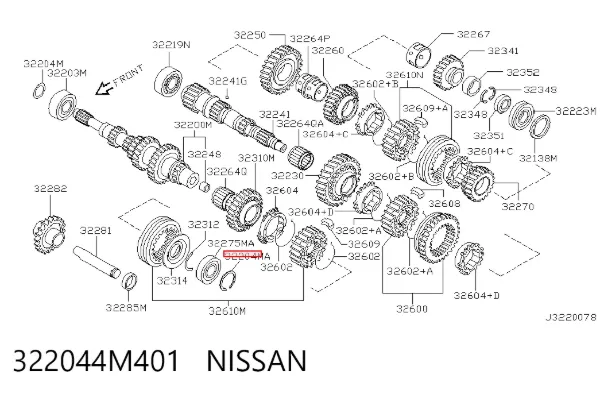  322044M401 Nissan/Infiniti