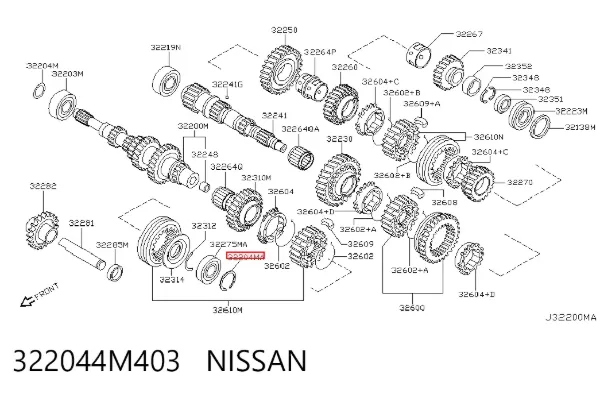  322044M403 Nissan/Infiniti