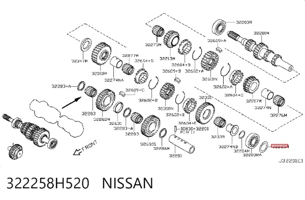  322258H520 Nissan/Infiniti