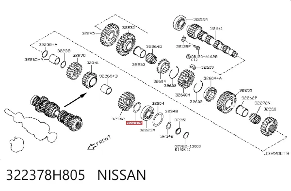  322378H805 Nissan/Infiniti
