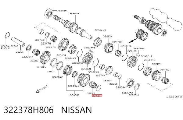  322378H806 Nissan/Infiniti
