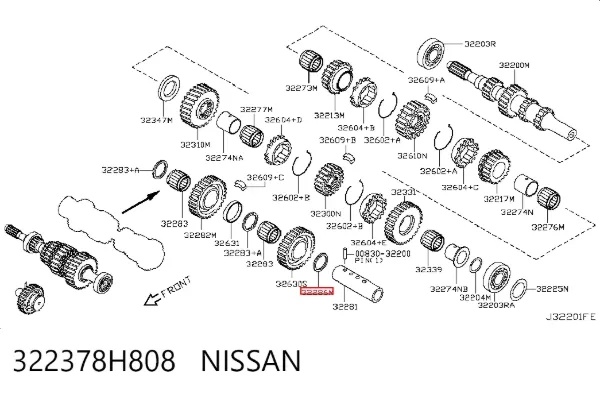  322378H808 Nissan/Infiniti