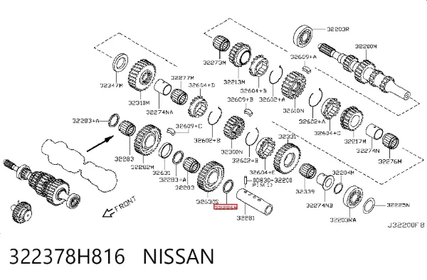  322378H816 Nissan/Infiniti
