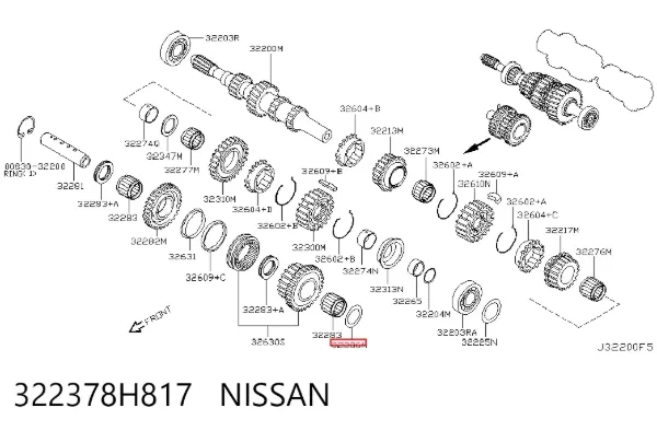  322378H817 Nissan/Infiniti
