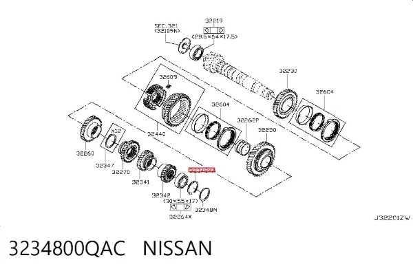 3234800QAC Nissan/Infiniti