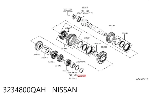  3234800QAH Nissan/Infiniti