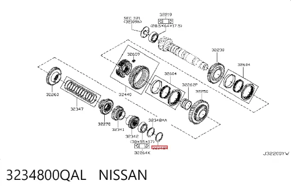  3234800QAL Nissan/Infiniti