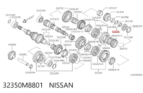  32350M8801 Nissan/Infiniti