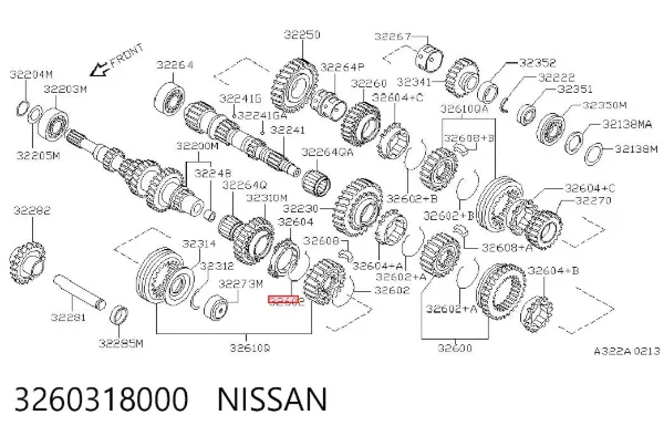  3260318000 Nissan/Infiniti