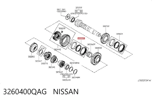  3260400QAG Nissan/Infiniti