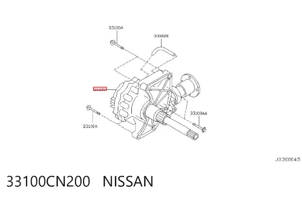 Caixa de transferência Nissan Murano Z50
