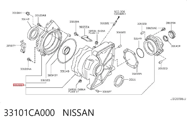  33101CA000 Nissan/Infiniti