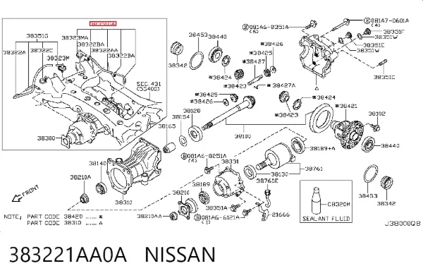  383221AA0A Nissan/Infiniti