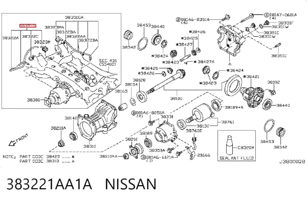  383221AA1A Nissan/Infiniti