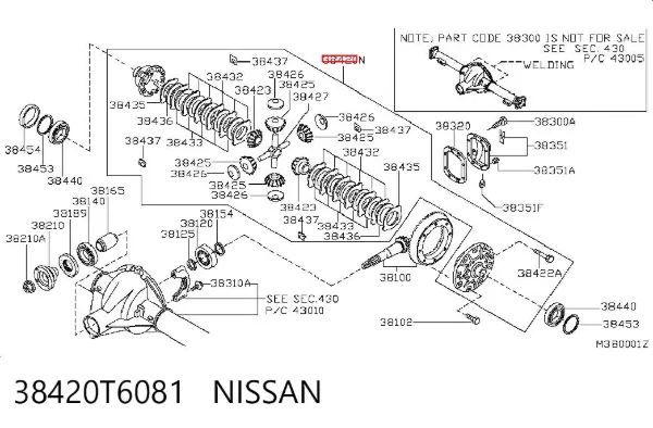  38420T6081 Nissan/Infiniti