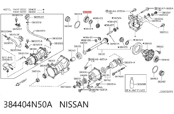  384404N50A Nissan/Infiniti