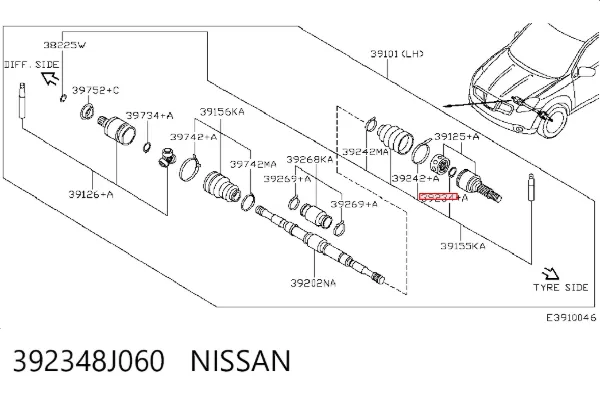  392348J060 Nissan/Infiniti