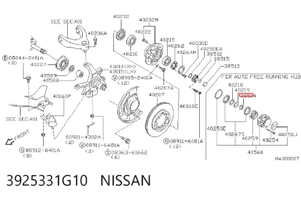  3925331G10 Nissan/Infiniti