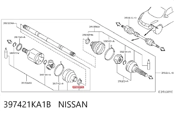  397421KA1B Nissan/Infiniti