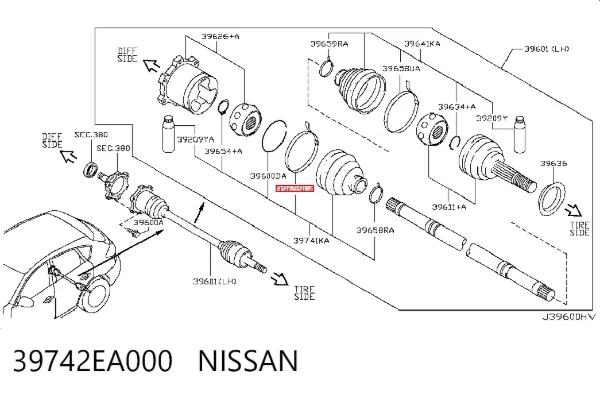  39742EA000 Nissan/Infiniti