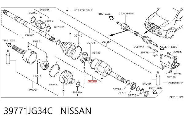  39771JG34C Nissan/Infiniti