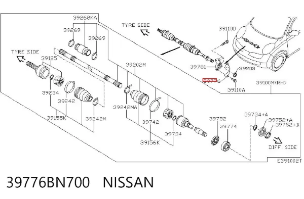  39776BN700 Nissan/Infiniti