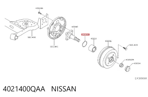  4021400QAA Nissan/Infiniti