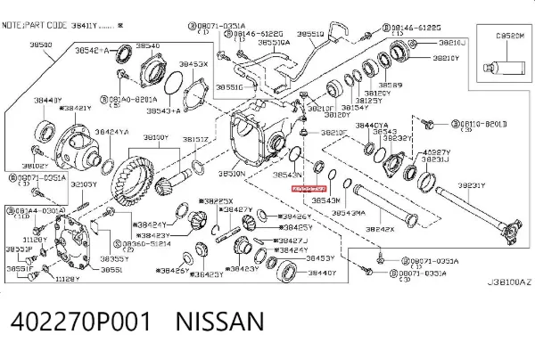 402270P001 Nissan/Infiniti
