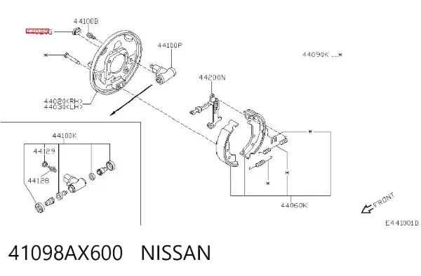  41098AX600 Nissan/Infiniti