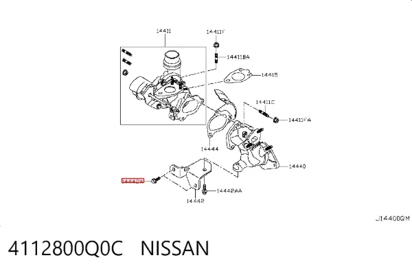 4112800Q0C Nissan/Infiniti