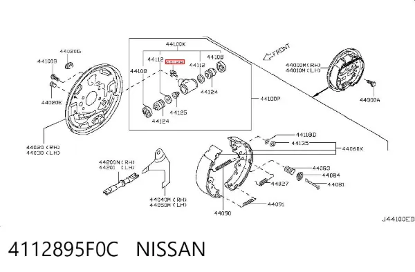  4112895F0C Nissan/Infiniti