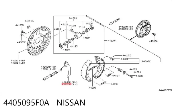  4405095F0A Nissan/Infiniti