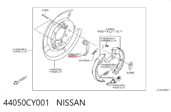  44050CY001 Nissan/Infiniti