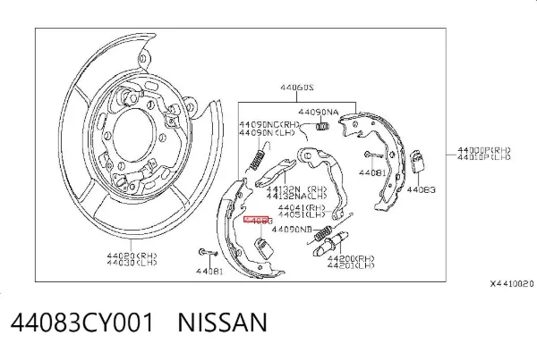 44083CY001 Nissan/Infiniti