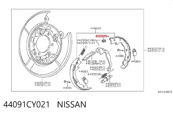  44091CY021 Nissan/Infiniti