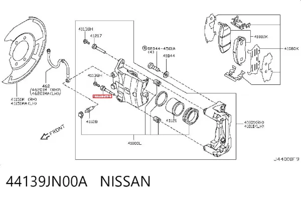  44139JN00A Nissan/Infiniti