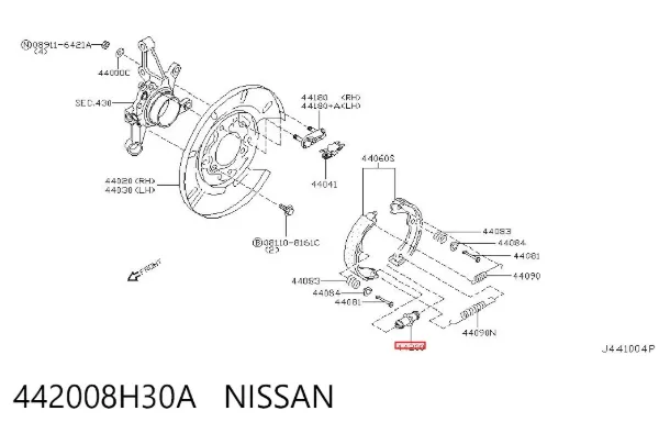  442008H30A Nissan/Infiniti