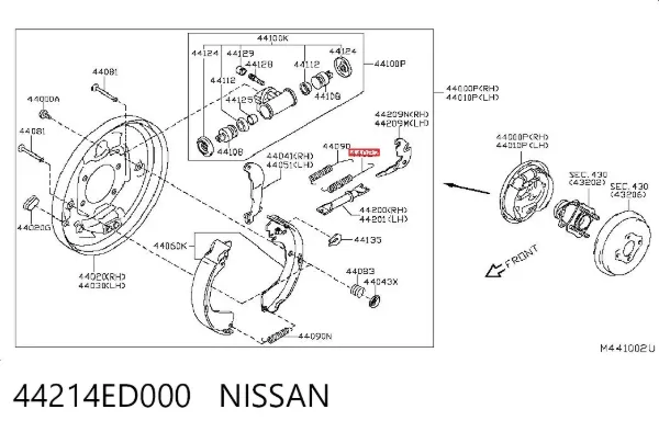  44214ED000 Nissan/Infiniti