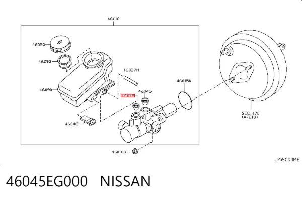  46045EG000 Nissan/Infiniti
