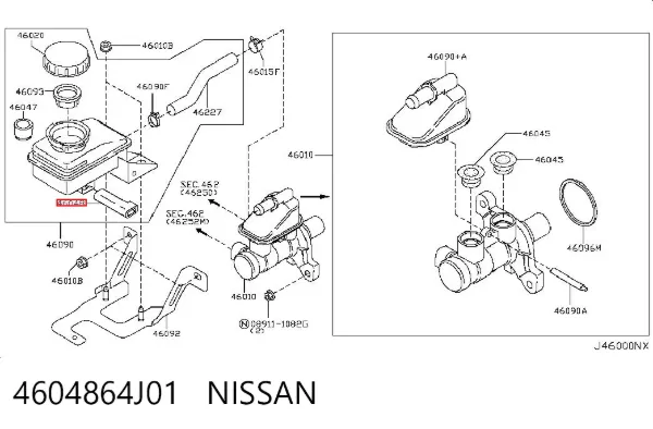  4604864J01 Nissan/Infiniti