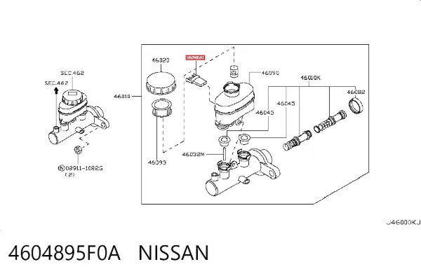  4604895F0A Nissan/Infiniti
