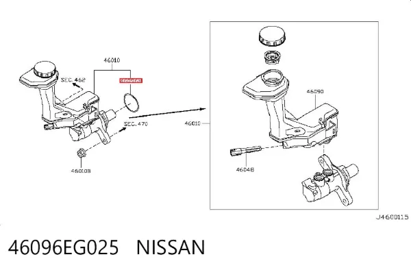  46096EG025 Nissan/Infiniti